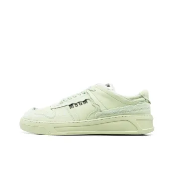 MSGM Wear-Resistant Low-Top Skateboard Shoes Men's Mint Green
