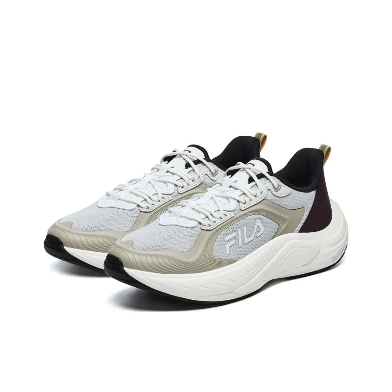 FILA WOLF Cushioning Anti Slip And Wear Resistant Low Top Casual Shoes Women's Lunar Rock Gray-2