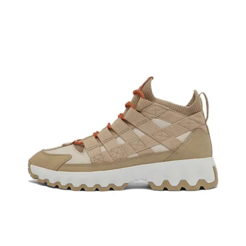Timberland Casual Shoes Men Mid-Top Beige