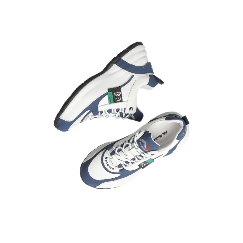 Kolumb Cushioning Low Top Outdoor Shoes Men's White Blue-3