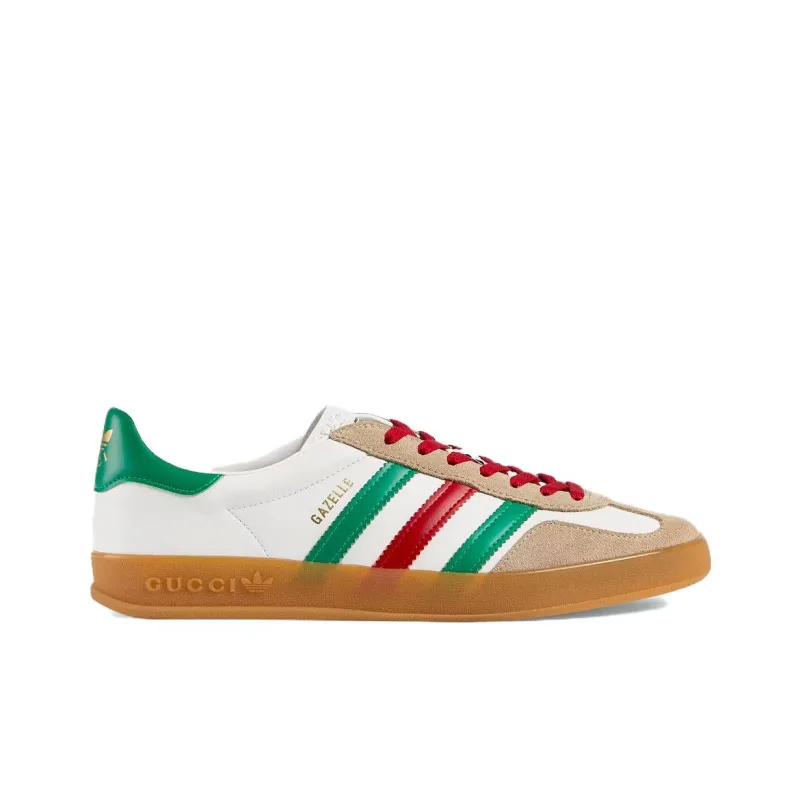 GUCCI Adidas X GUCCI Women's Gazelle 'White Green Red' Women's-1