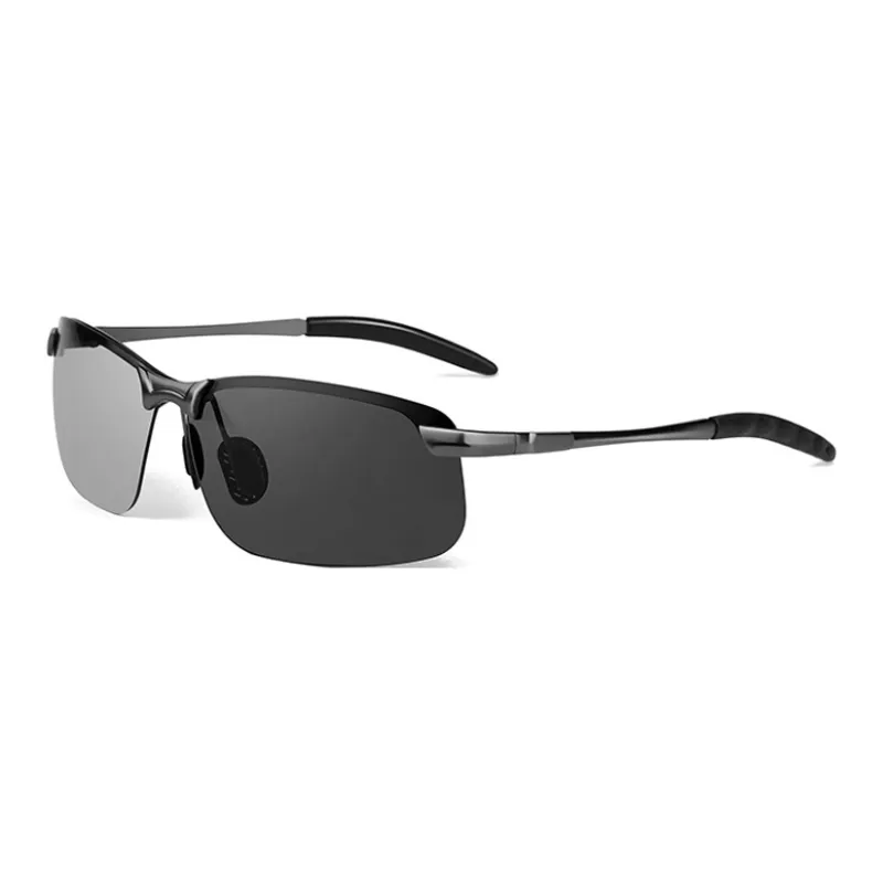 Sha Lehua Titanium Alloy Square Sunglasses Unisex-1