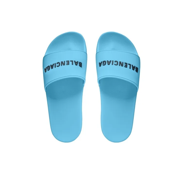 Balenciaga Raised-logo Slides-3