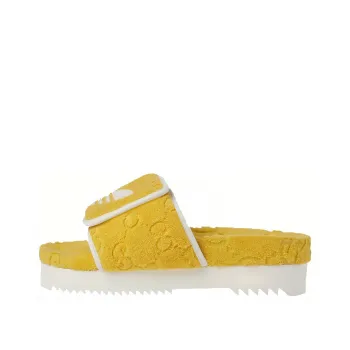 GUCCI Adidas X GUCCI Women's Gg Platform Sandal 'Yellow Cotton Sponge' Women's