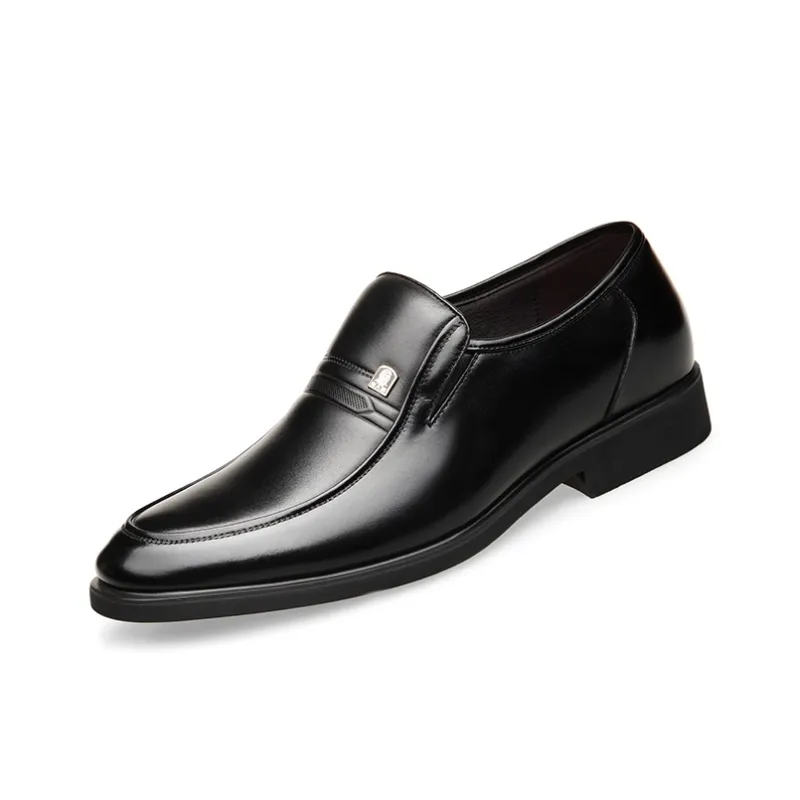 LAORENTOU Dress Shoes Men Low Top Brown-1