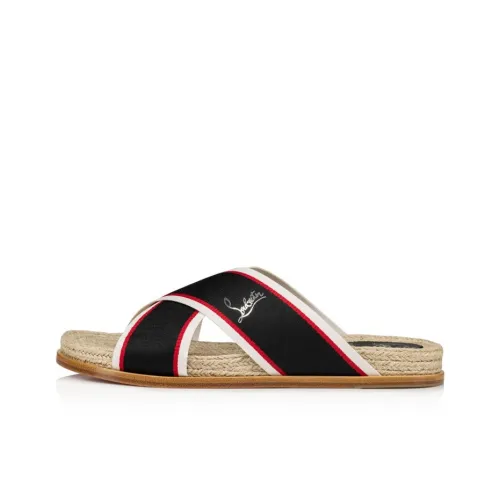 Christian Louboutin Slide Slippers Men Black