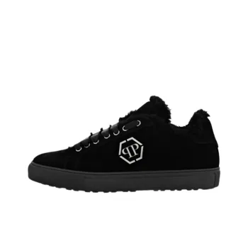 PHILIPP PLEIN Logo plaque Leather Sneakers