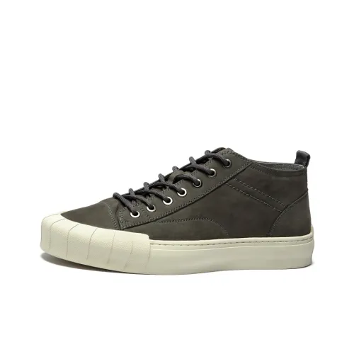 Anthony Miles Skateboard Shoes Men Mid-Top Gray