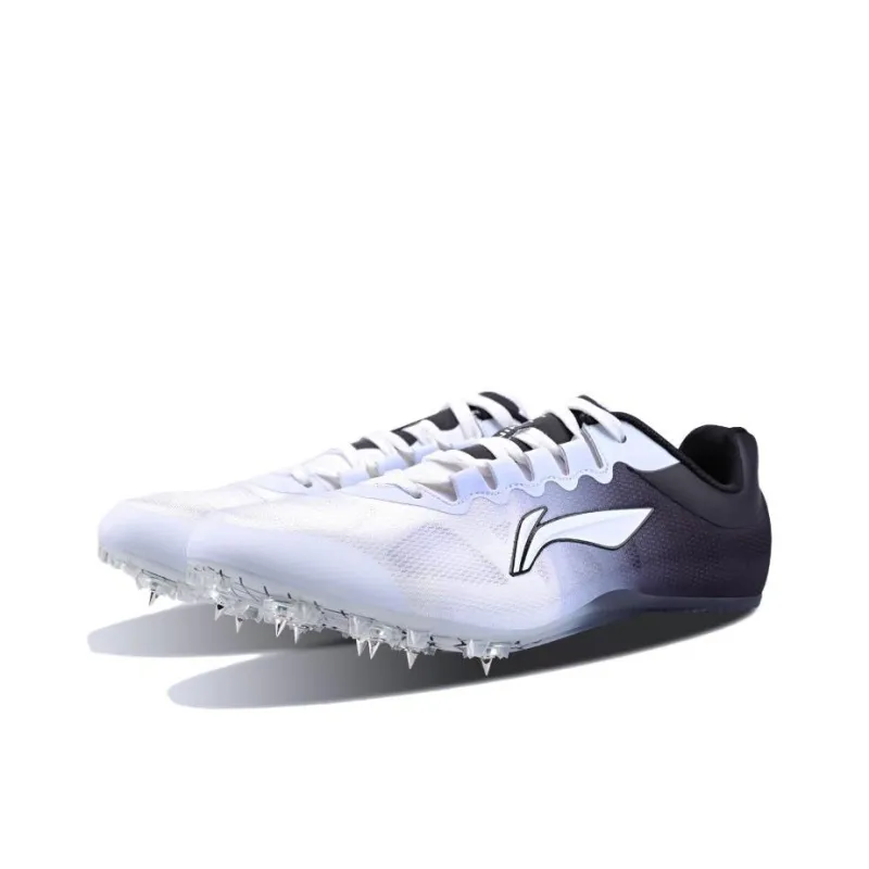 LiNing Cushioning Anti Slip And Wear Resistant Low Top Running Shoes Unisex White Black-2
