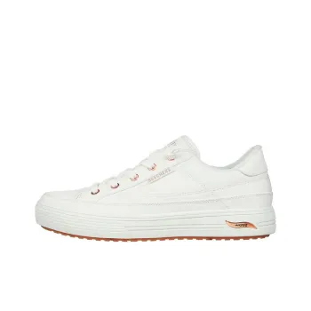Skechers Skateboard Shoes Women's Low Top White