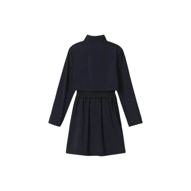 PSALTER Trench Coat Women's Navy Blue-1