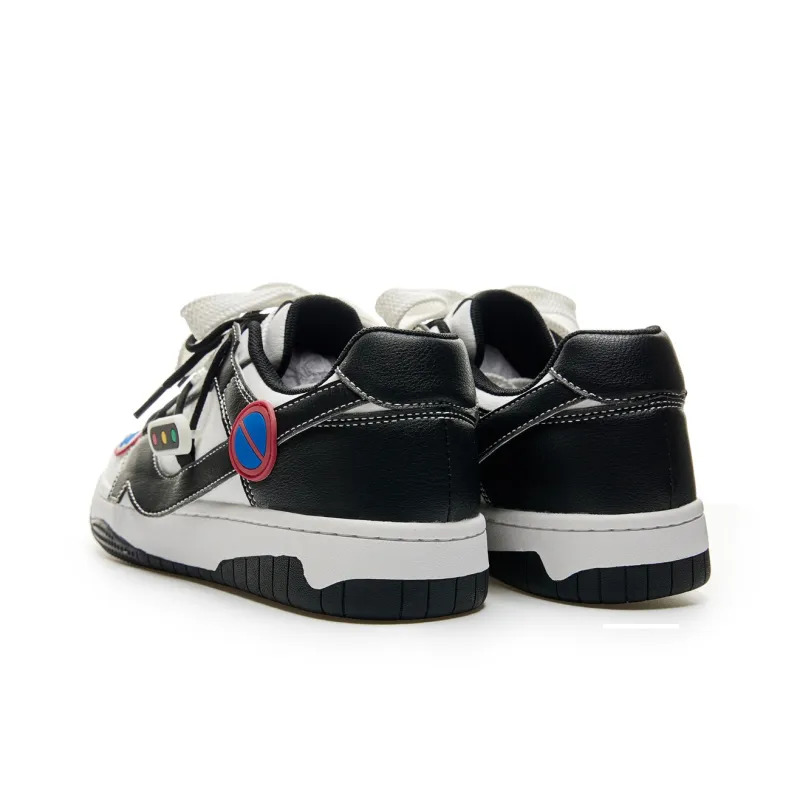LAZY BONS Height Increasing Abrasion Resistant Lightweight Breathable Slip Resistant Low Top Skateboard Shoes Unisex-10