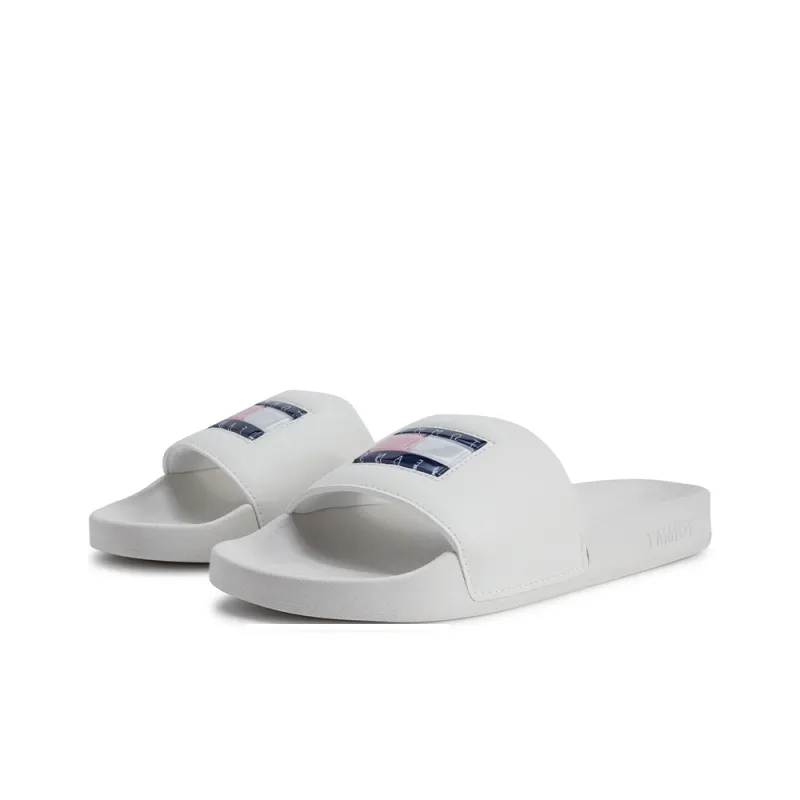 Tommy Hilfiger Slide Slippers Women's Ecru-0