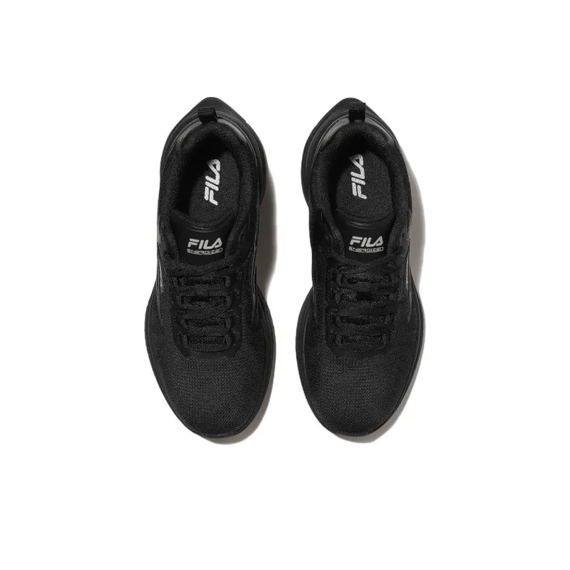 FILA Trazorus N3 Cushioned Slip Resistant Abrasion Resistant Breathable Low Top Casual Shoes Unisex Black Korean Style-3