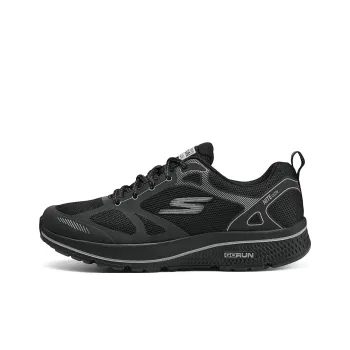 Skechers Cushioning Low Top Casual Running Shoes Women's Black