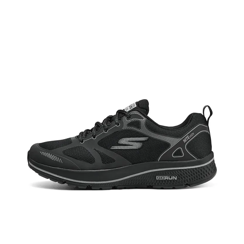 Skechers Cushioning Low Top Casual Running Shoes Women's Black-0