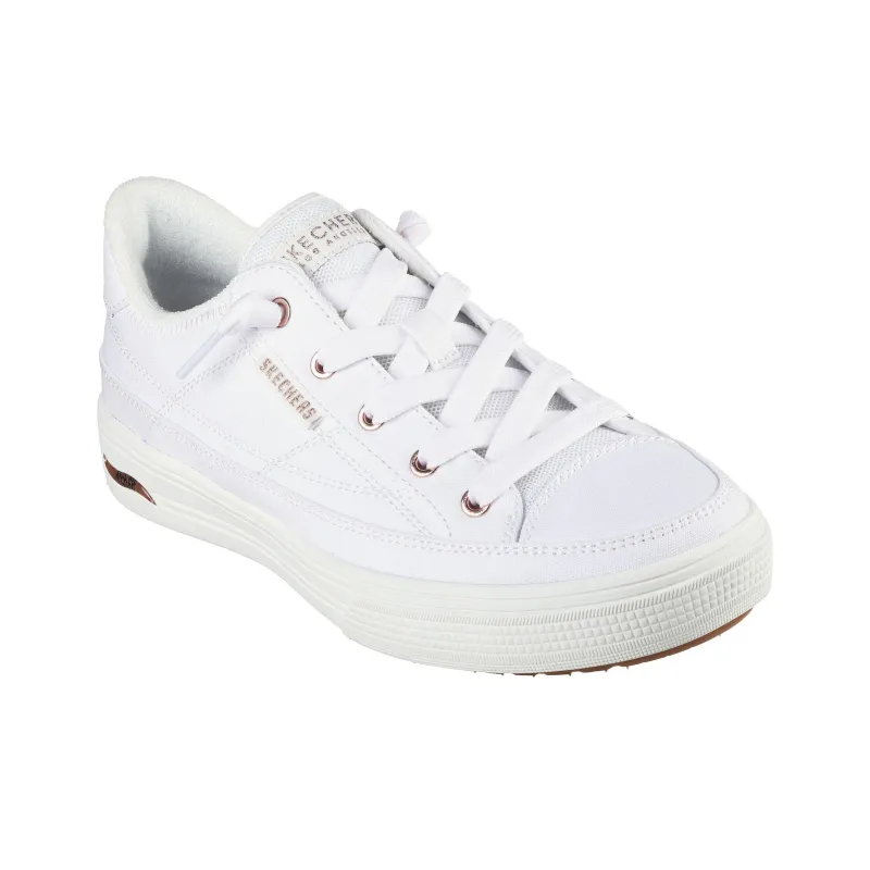 Skechers Skateboard Shoes Women's Low Top White-2