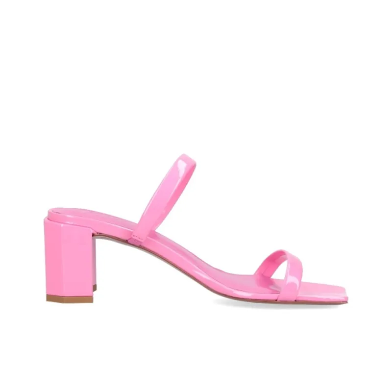 By Far Tanya 70mm Leather Mules-1