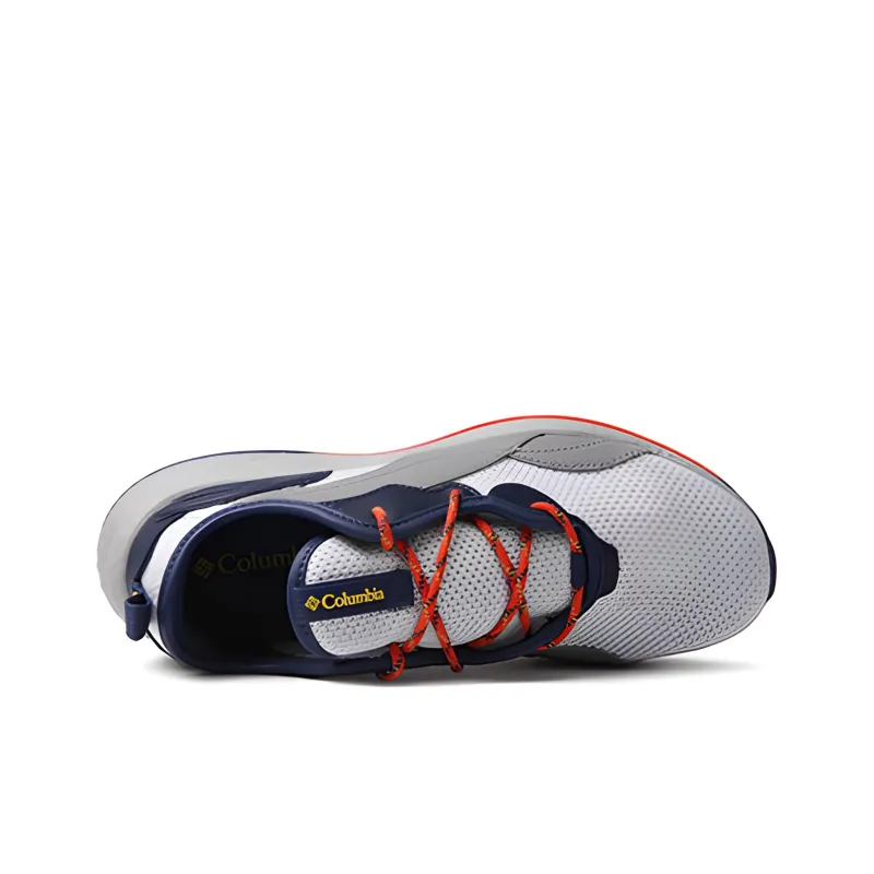 Columbia Cushioning Anti Slip Wear Resistant Breathability Low Top Casual Shoes Men's White Gray-2