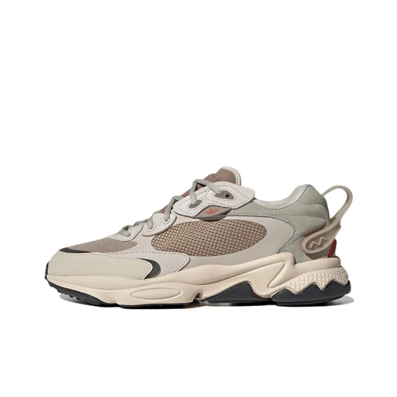 Adidas Originals Ozweego Meta Shoes 'Brown / Light Grey'-0