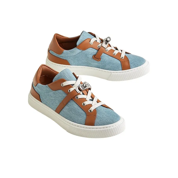 HERMES Day Stylish Skateboarding Shoes Women's Light Blue-3
