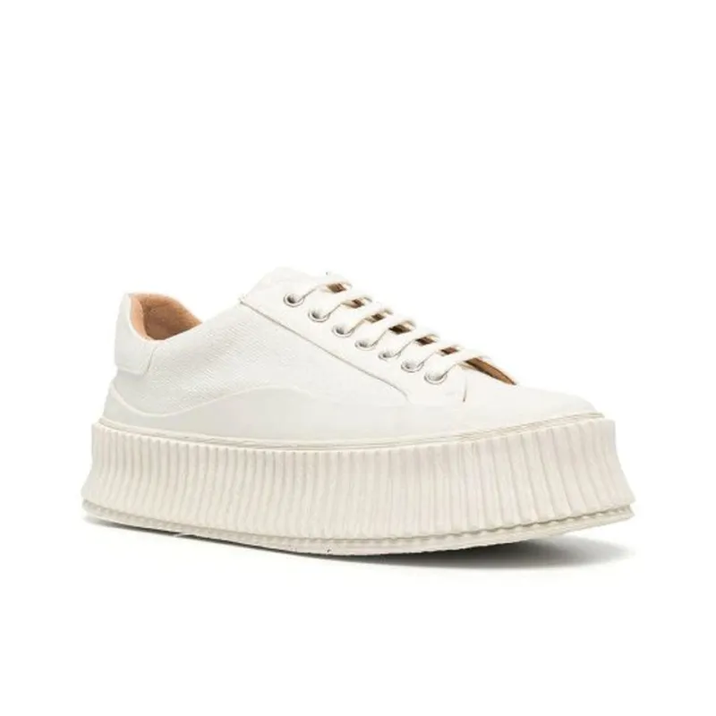 JIL SANDER Canvas Low-top Sneakers-2