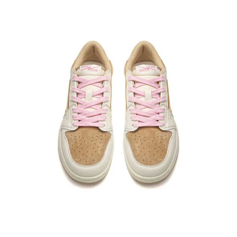 ADERSTAR Low-Top Skateboard Shoes Unisex Khaki-2