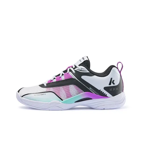 Kawasaki Badminton Shoes Unisex Low-Top Purple