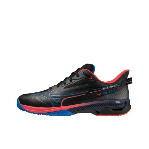 Mizuno Tennis Shoes Men Low-Top Black/Red/Blue