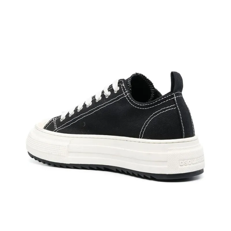 DSQUARED2 Contrasting-stitch Detail Low-top Sneakers-3