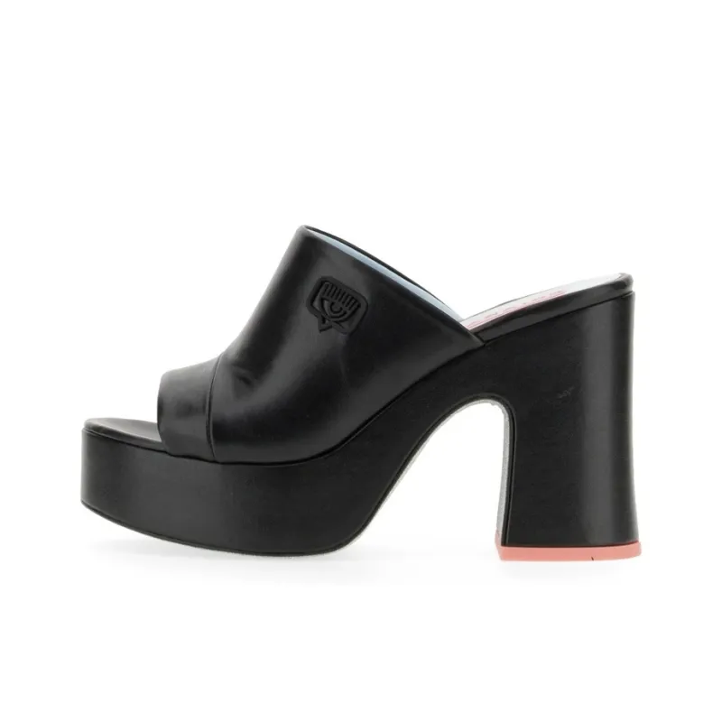 CHIARA FERRAGNI Slide Slippers Women's Black-0