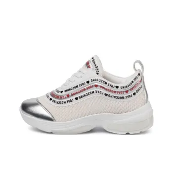LOVE MOSCHINO Low Top Sports Casual Shoes Women's White