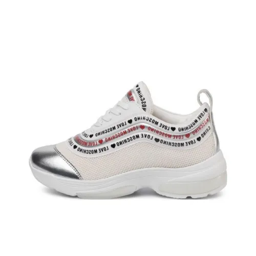 LOVE MOSCHINO Low-Top Sports Casual Shoes Women's White