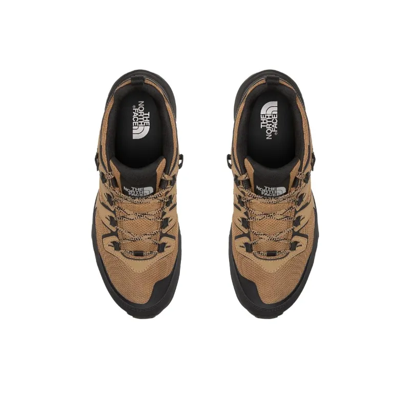 THE NORTH FACE Anti Slip And Wear Resistant Water Resistant Low Top Trekking Shoes Men's Brown Black-1