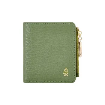 Hush Puppies Cow Leather Wallet Mini Women's Green