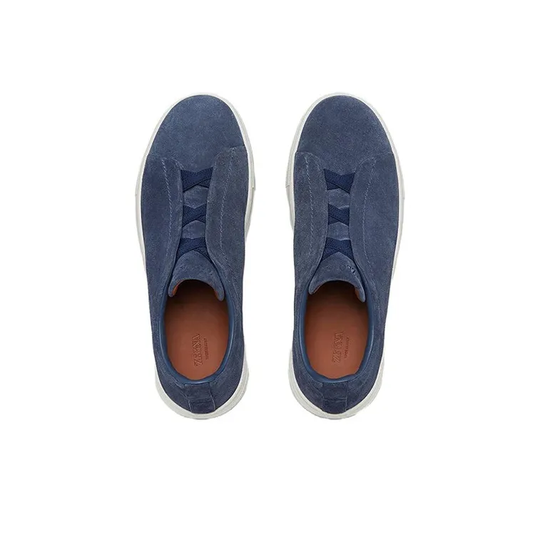 Zegna Slip-on Suede Sneakers-3