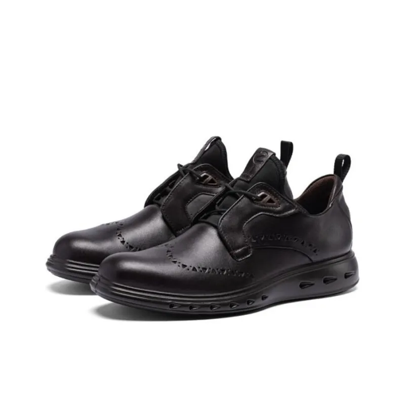 Ecco Business Derby Shoes Coffee-2