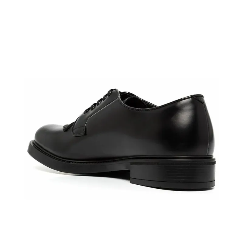 PRADA Dress Shoes Men Low-Top Black-2