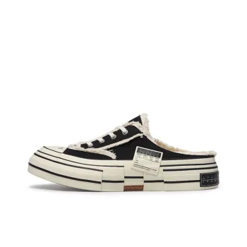 VESSEL G.O.P. Slip On Low Top Skateboard Shoes Unisex Black White