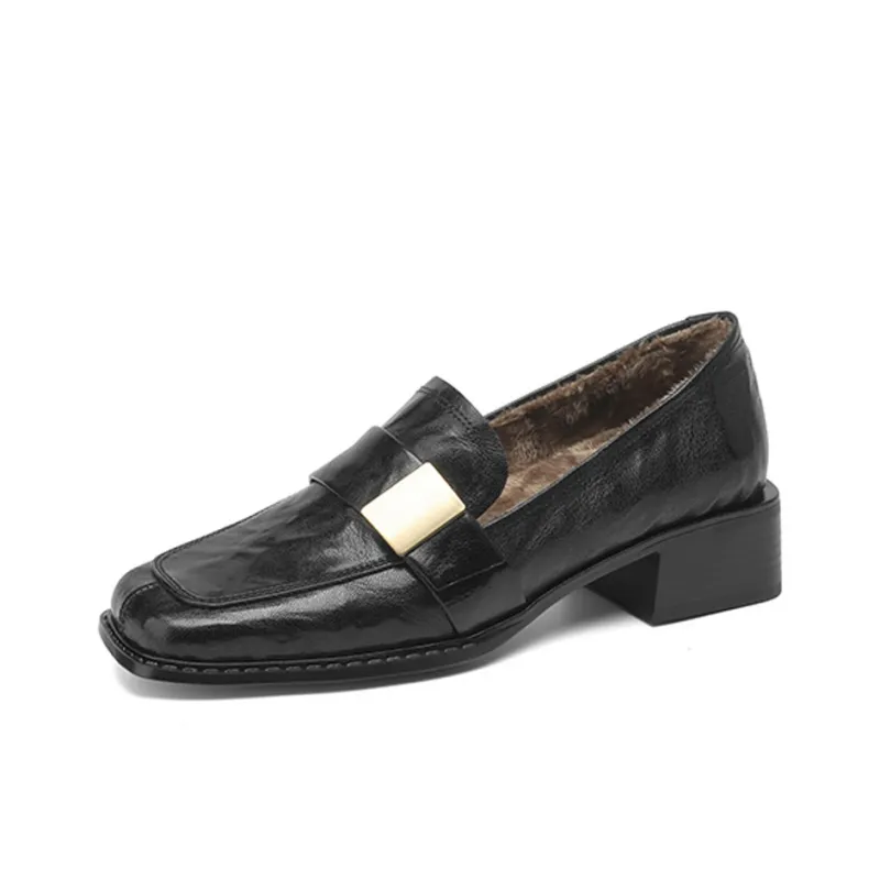 EASTTATA ET Loafers 4cm Women's-1