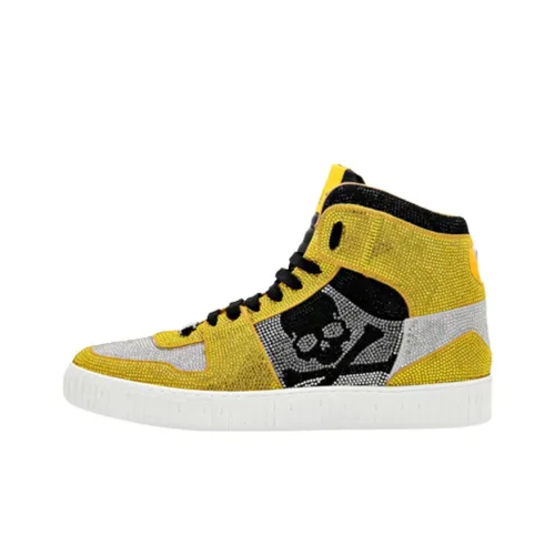 PHILIPP PLEIN Crystal Notorious High-top Sneakers