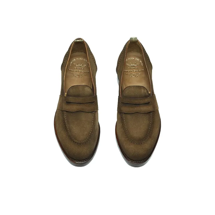 Officine Creative Temple Suede Penny Loafers-3
