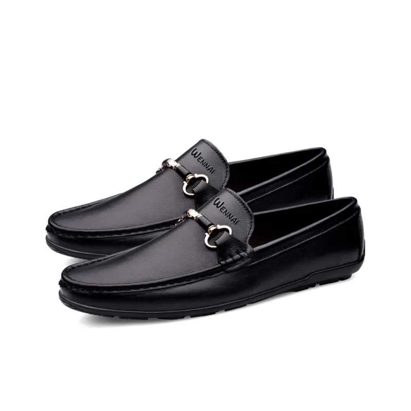 Wen Nai Casual Shoes Men's Black-3