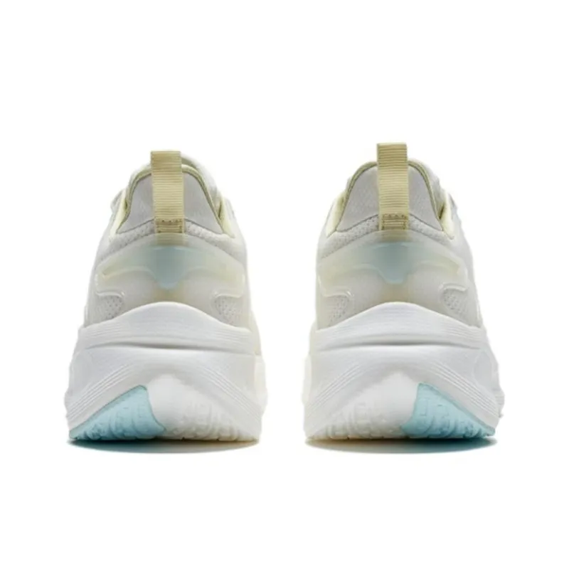 XTEP Cushioning Anti Slip And Wear Resistant Low Top Running Shoes Women's White Blue-3