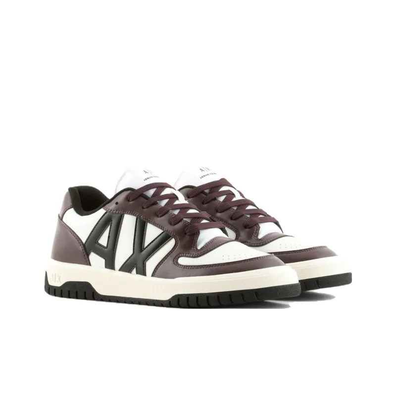 ARMANI EXCHANGEAE Low Top Skateboard Shoes Men's Purple-2