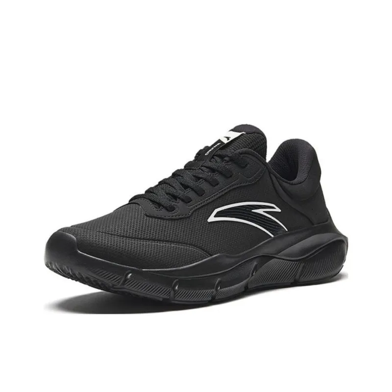 Anta Slip-Resistant Low-Top Running Shoes Men's Black-0