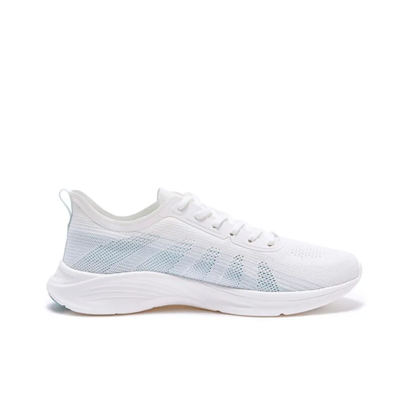 Anta Cushioning Anti-Slip And Wear-Resistant Breathable Rebound Low-Top Running Shoes Men's White Green-1
