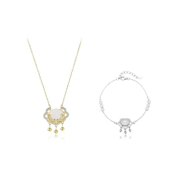 RINGLOVE Colored Glaze Necklaces Women's