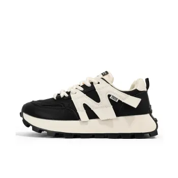 Humanism 1986 Low Top Casual Shoes Women's Beige Black