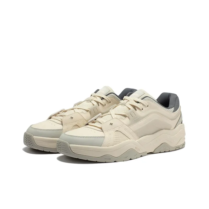 361° BOUND Technology Low-Top Skateboard Shoes Men's Beige Gray-2